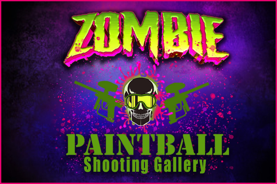 Zombie Paintball Shooting Gallery